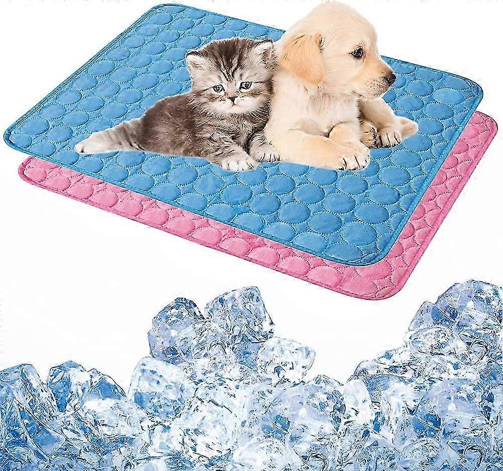 2 Pcs Large Cooling Mat Durable Dog Cooling Mat