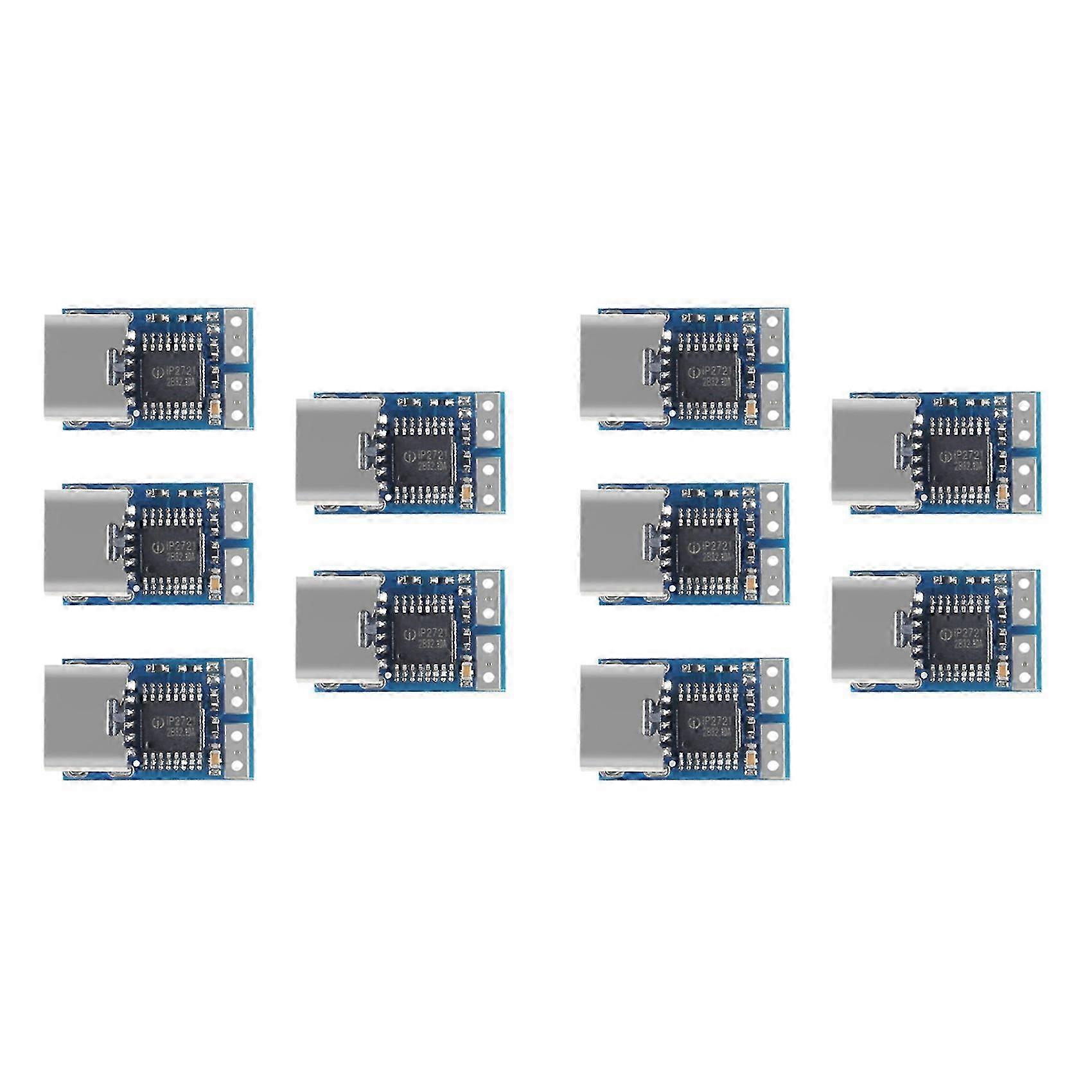 10 PCS PDC004-PD PD Decoy Module USB-C PD 20V DC Fixed Voltage Power Trigger Module 5A Type-C Female Input compatible with Notebook