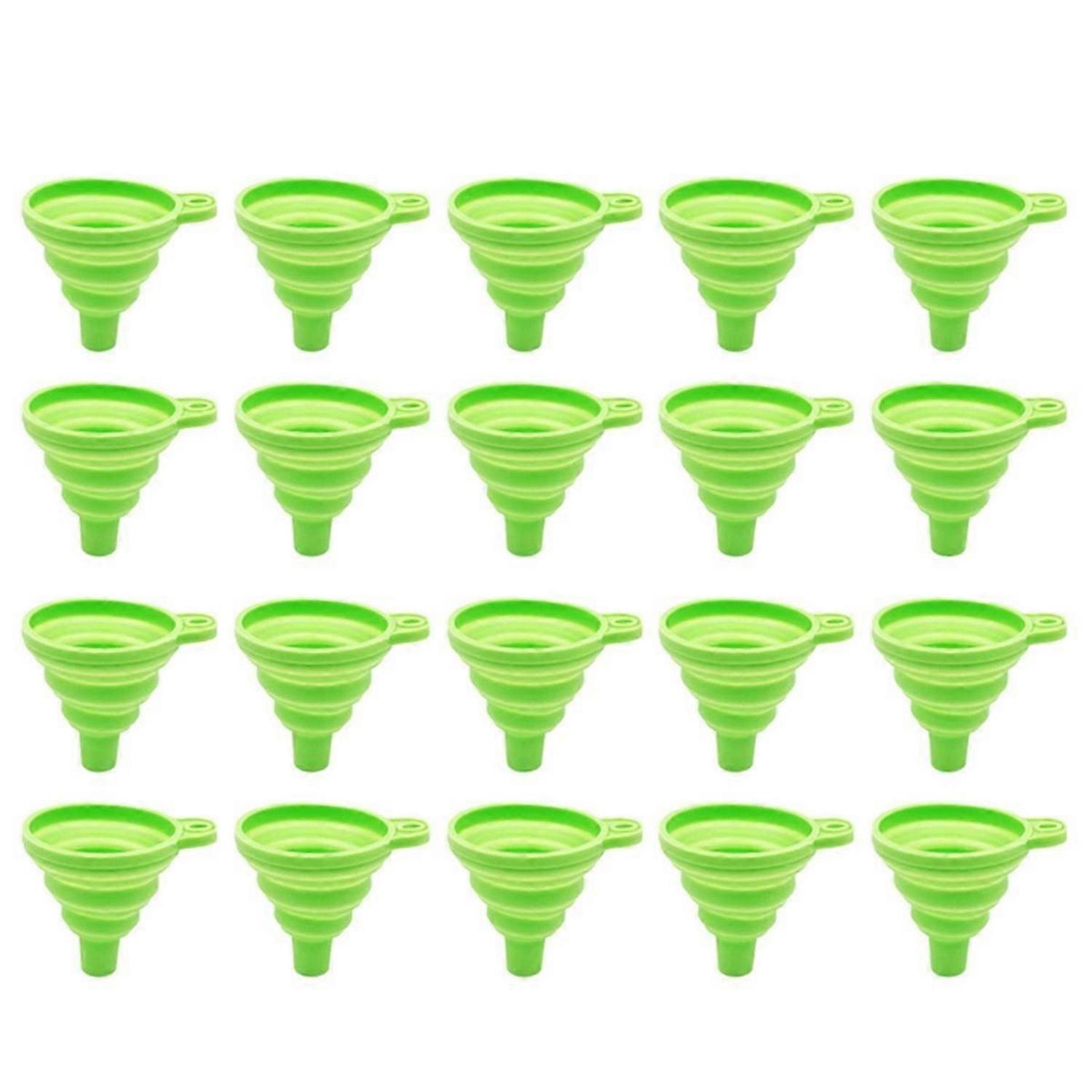 Multifunctional Portable Mini Funnel, Retractable Silicone Folding Funnel for Kitchen,Kitchen Tools