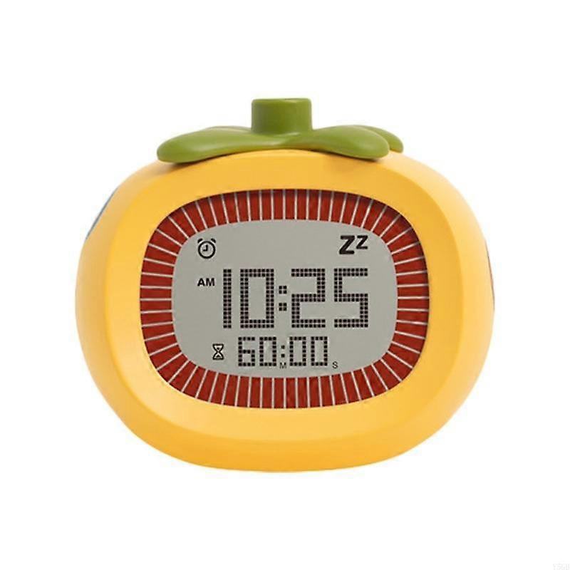 Tomato Digital Visual Timer Alarm Clock with LED Display,  Portable Desk Timer for Homework