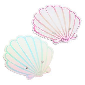 Lash Extension Shell Shaped Acrylic Pallet for Eyelash Extension 2Pcs