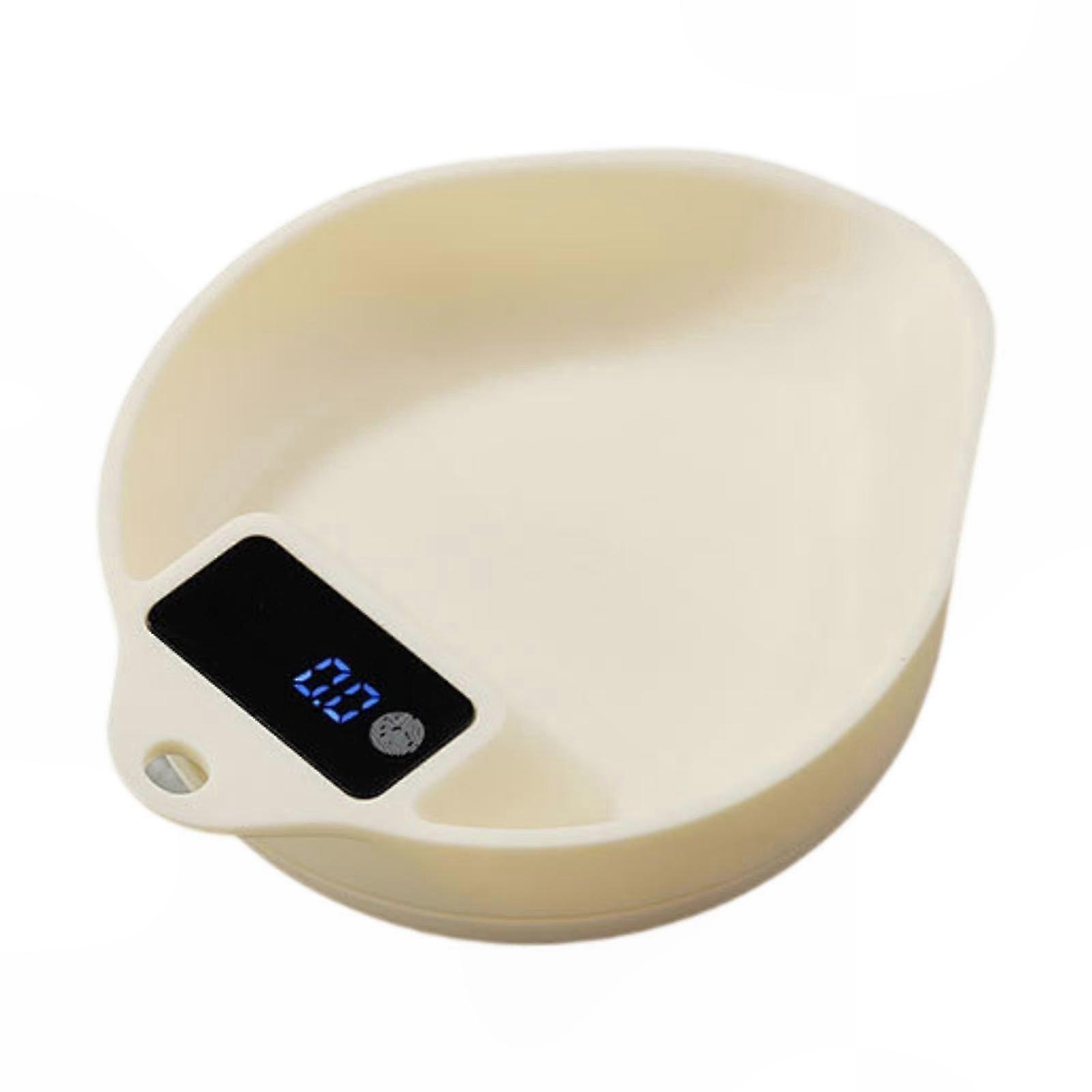 Clear LED Digital Display Electronic Scale with Bean Tray for Coffee & Baking