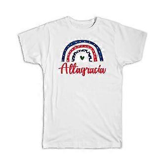 Gift T-Shirt: Altagracia Dominican Republic Rainbow