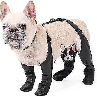 Outdoor Dog Boots Paw Protector, Anti-slip Waterproof Dog Shoes For Snow Rain, Dog Suspender Boots For Outdoor Walking