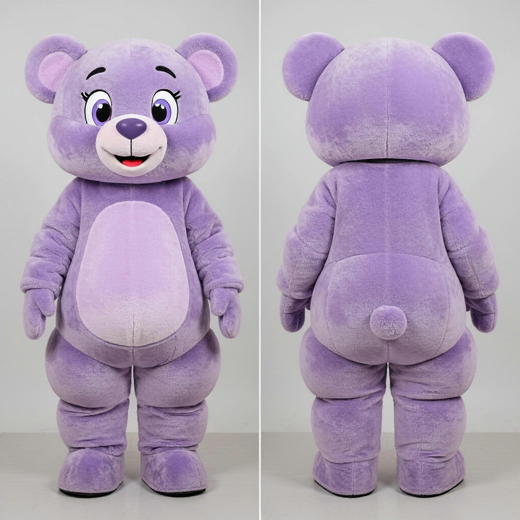 MASTICOT Lavender Plush Teddy Bear Mascot