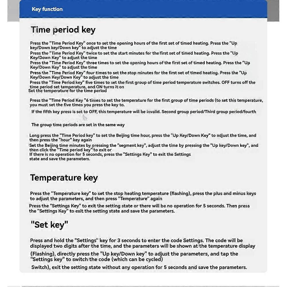W3109 Digital Temperature Controller Hot/Cold Switch Timed Temperature Switch 220V 5000W Temperature Controller Switch