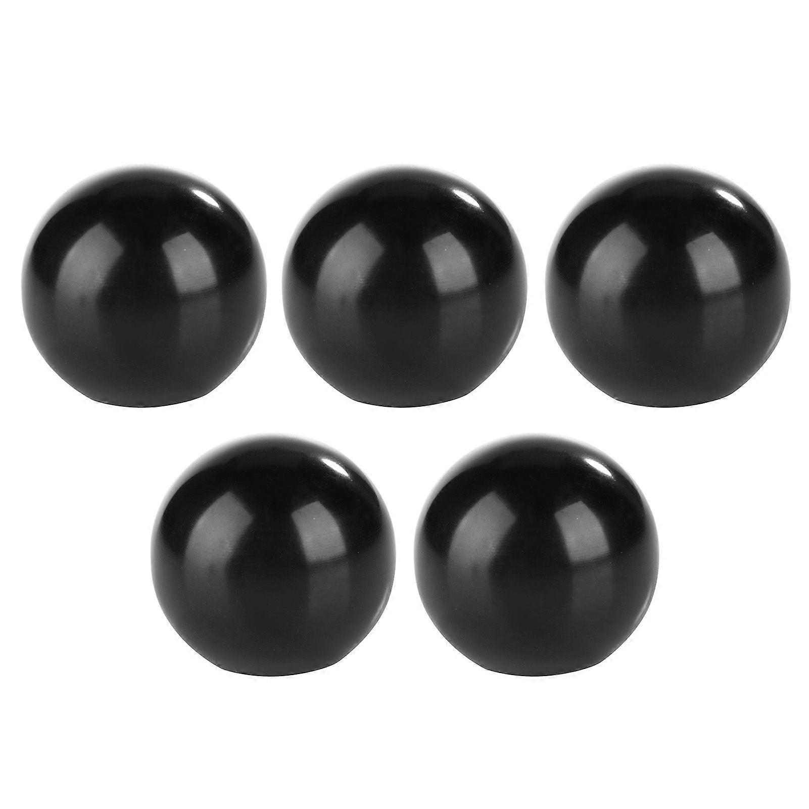5Pcs Black Round Ball Bakelite Lever Knob M8*32 Machine Tool Replacement