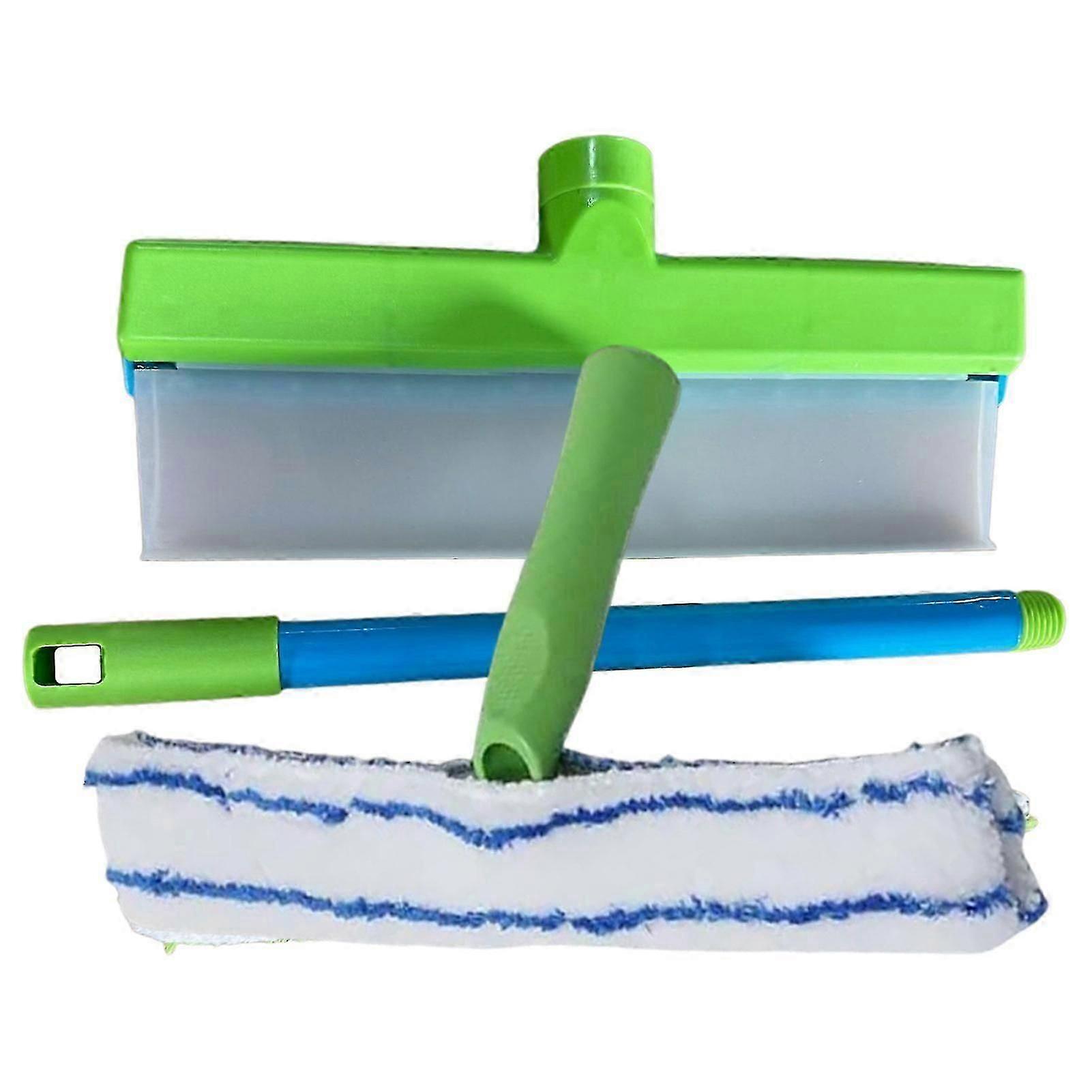 Home window cleaning kit for recyclable silicone squeegee tool set