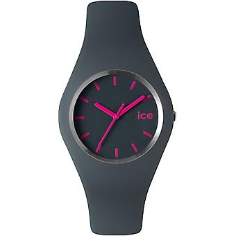 Ice Quartz Analog Unisex Watch with ICE Silicone Bracelet. Gy. U.S.12
