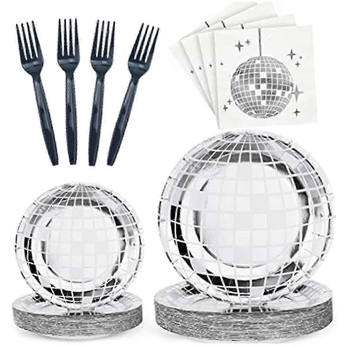 Disco-Themed Disposable Tableware
