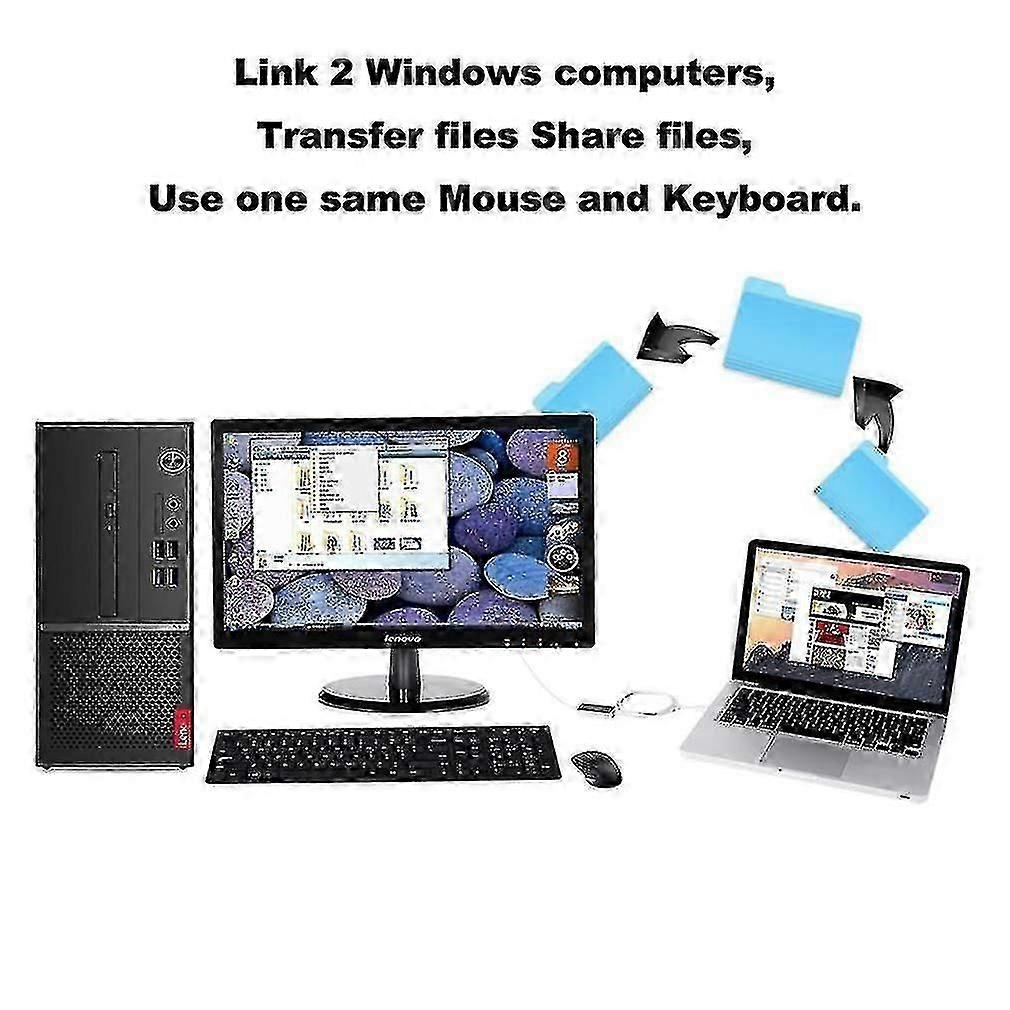 Usb Data Transfer Cable Pc To Pc For Windows - Usb 2.0 Data Link Pc Link Cable TA
