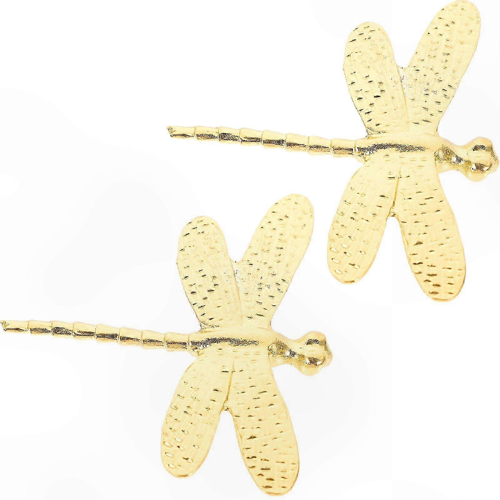 Decorative Dragonfly Design Cabinet Door Handles for Home Use, 14 Pcs Knobs