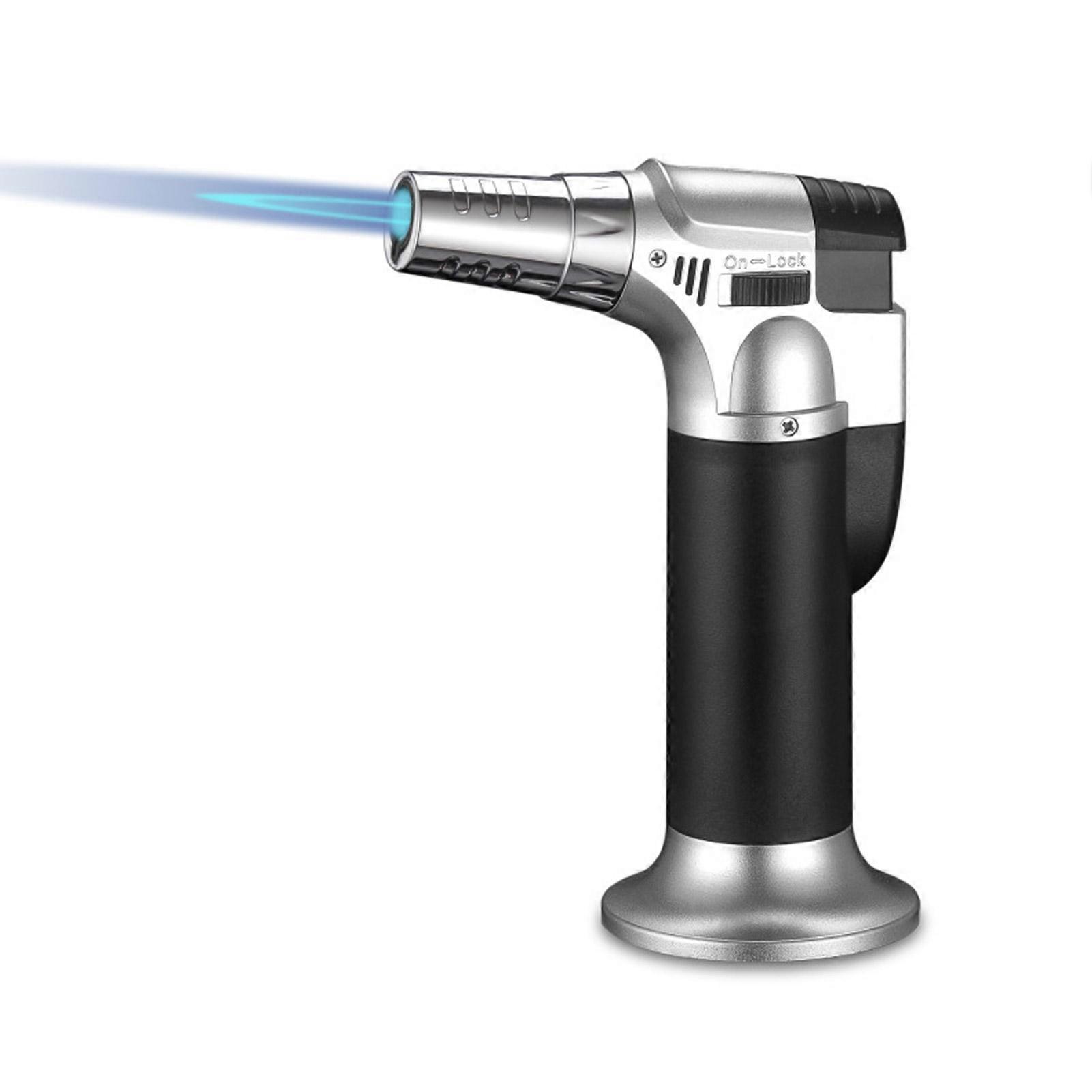 Butane Torch Adjustable Flame Multipurpose Industrial Torch Welding Refillable Kitchen Torch