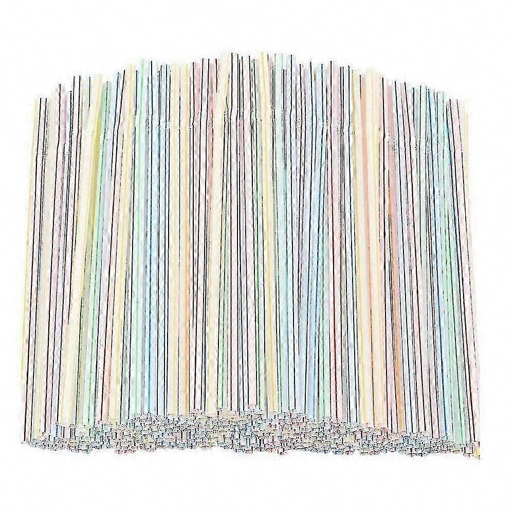Drinking Flexible Plastic Straws, 1000 PCS Disposable for Beverages