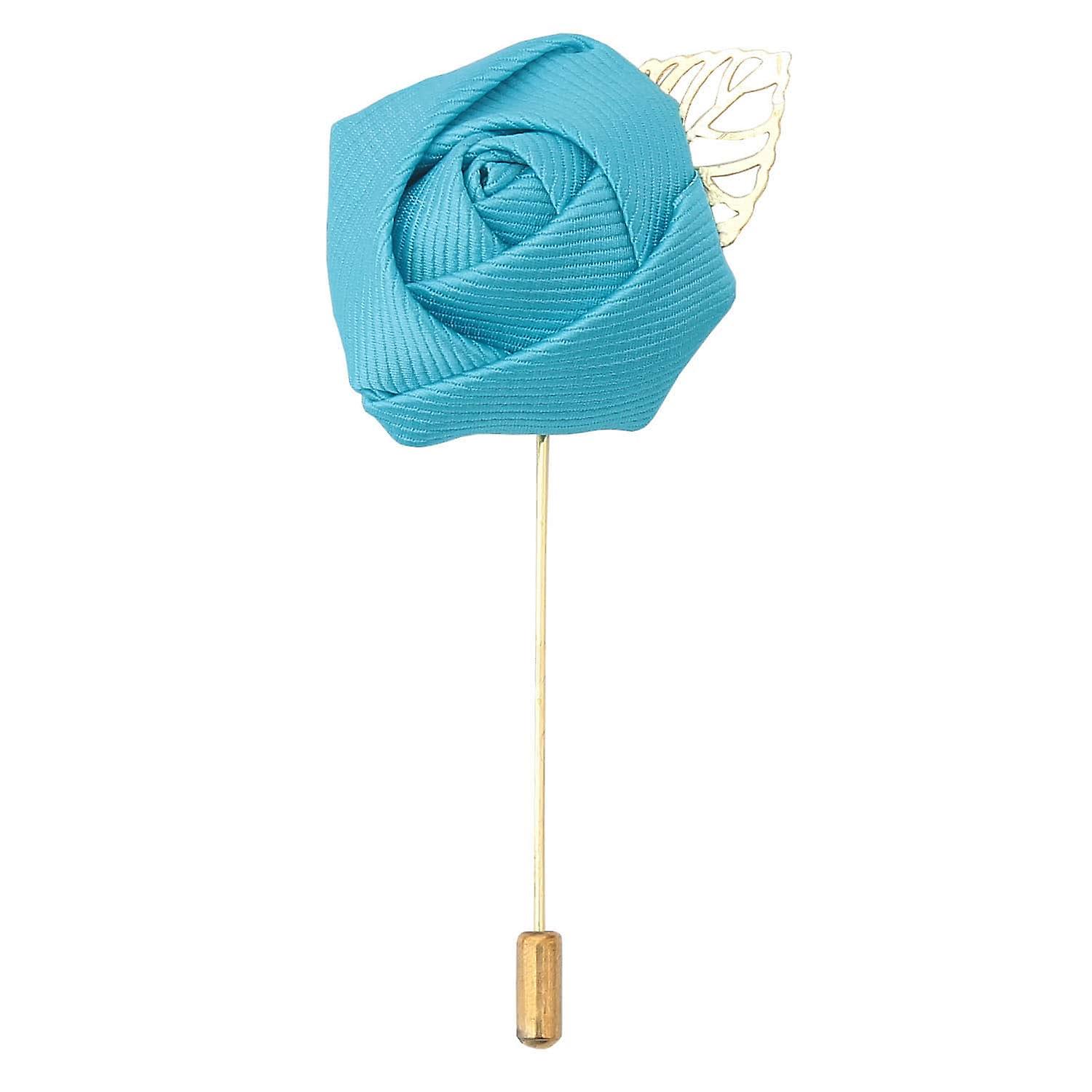 Robin's Egg Blue Plain Twill Lapel Pin