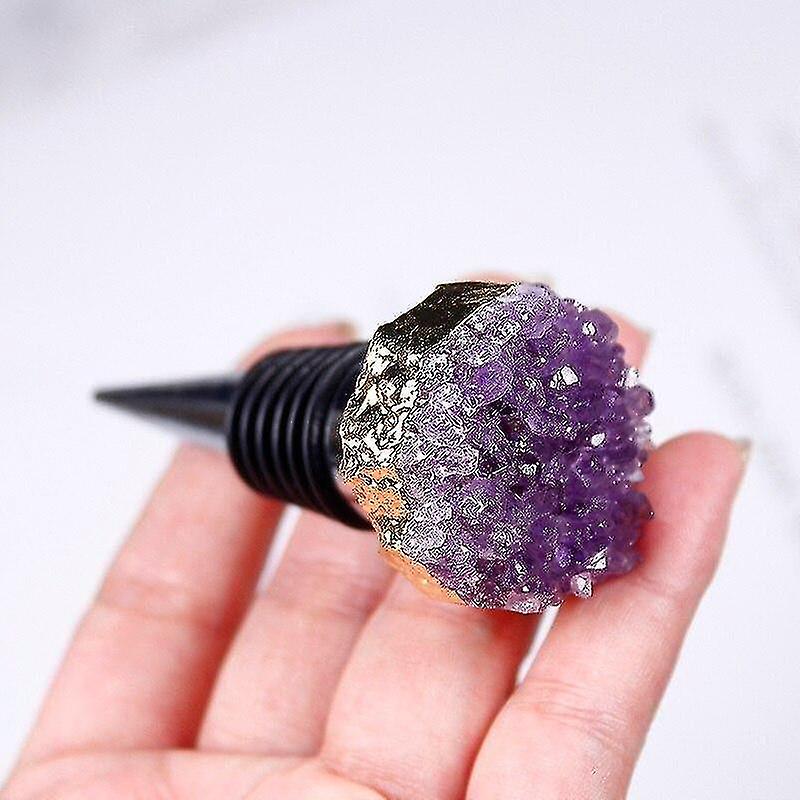 Natural Amethyst Cluster Red Wine Champagne Corks