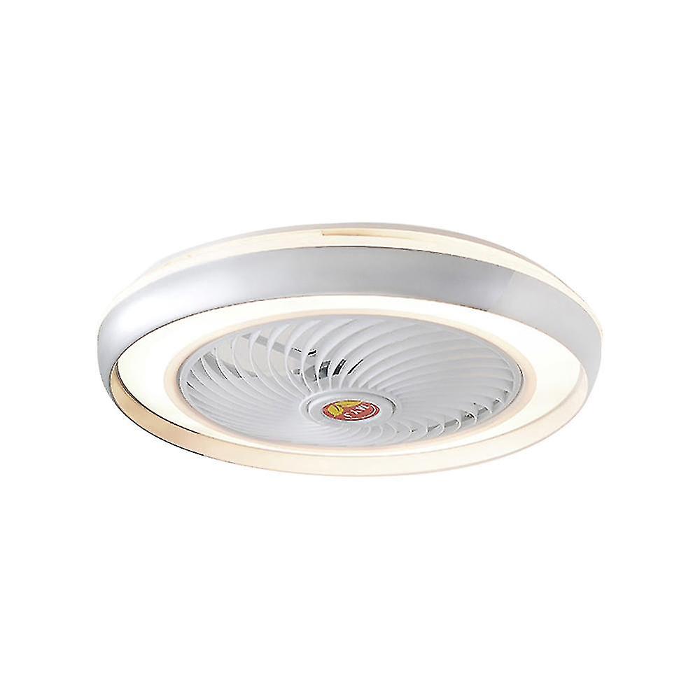 50cm Ceiling Fan Light, 220v Led 36w Stepless Dimming Three-speed Dimming Brown