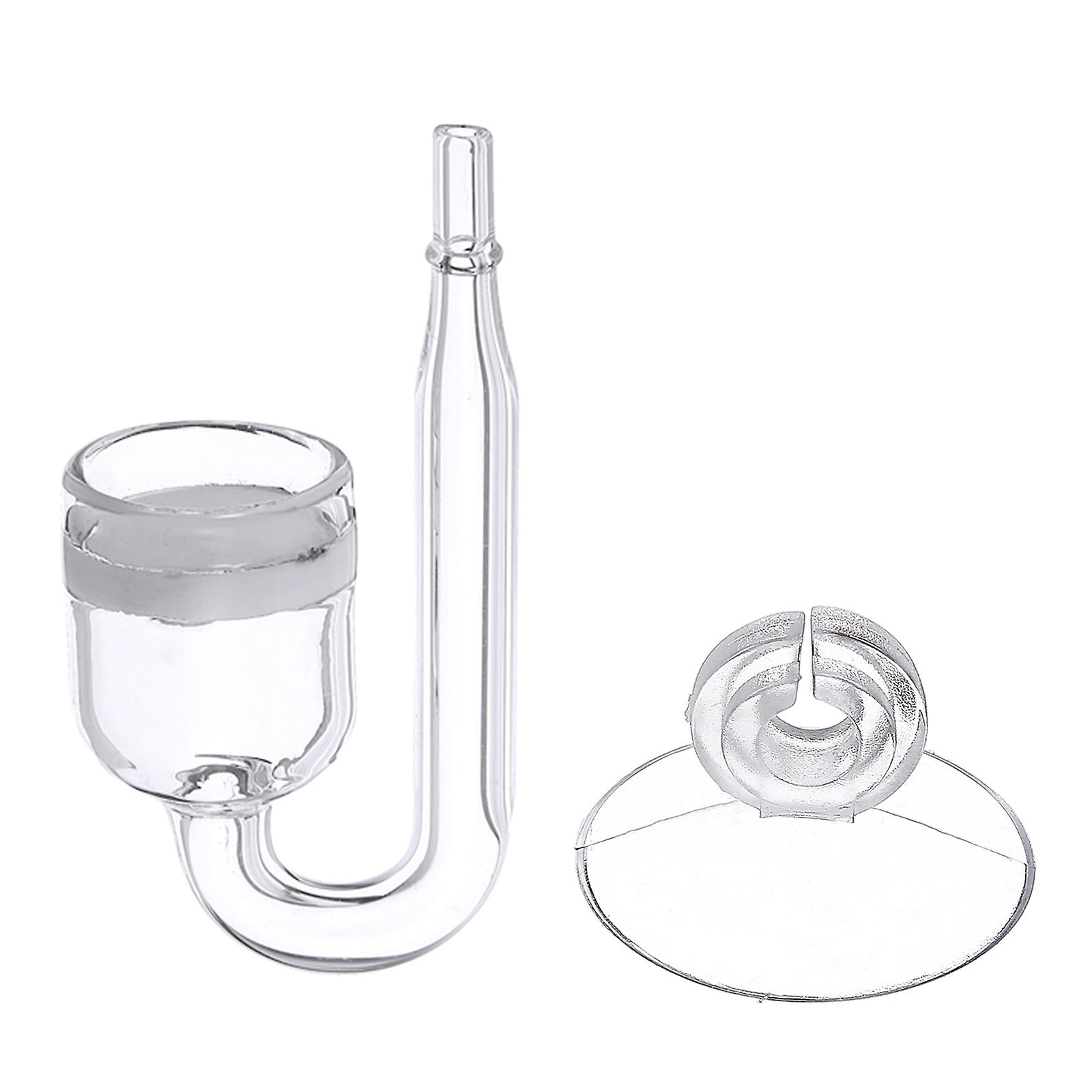 for Nano CO2 Diffuser Clear Glass Atomizer Easy to Install for Planted for Tank
