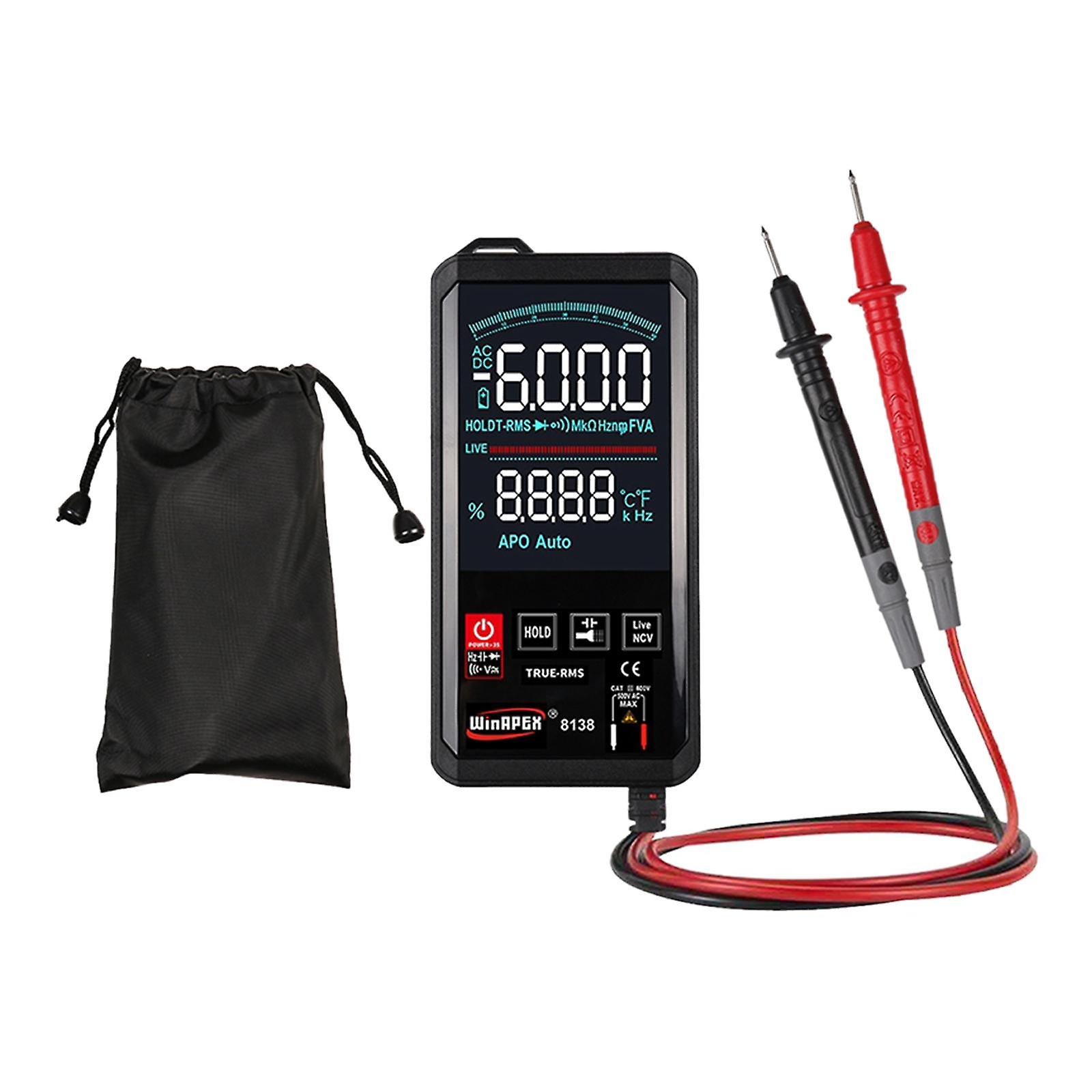 Digital Multimeter TRMS 6000 Counts Tester Ohmmeter Fast Accurately  8138