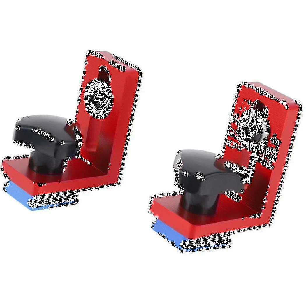 Set Of 2 T-track Sliding Brackets For Aluminium Profile Woodworking Tools, T-tracks Not Included