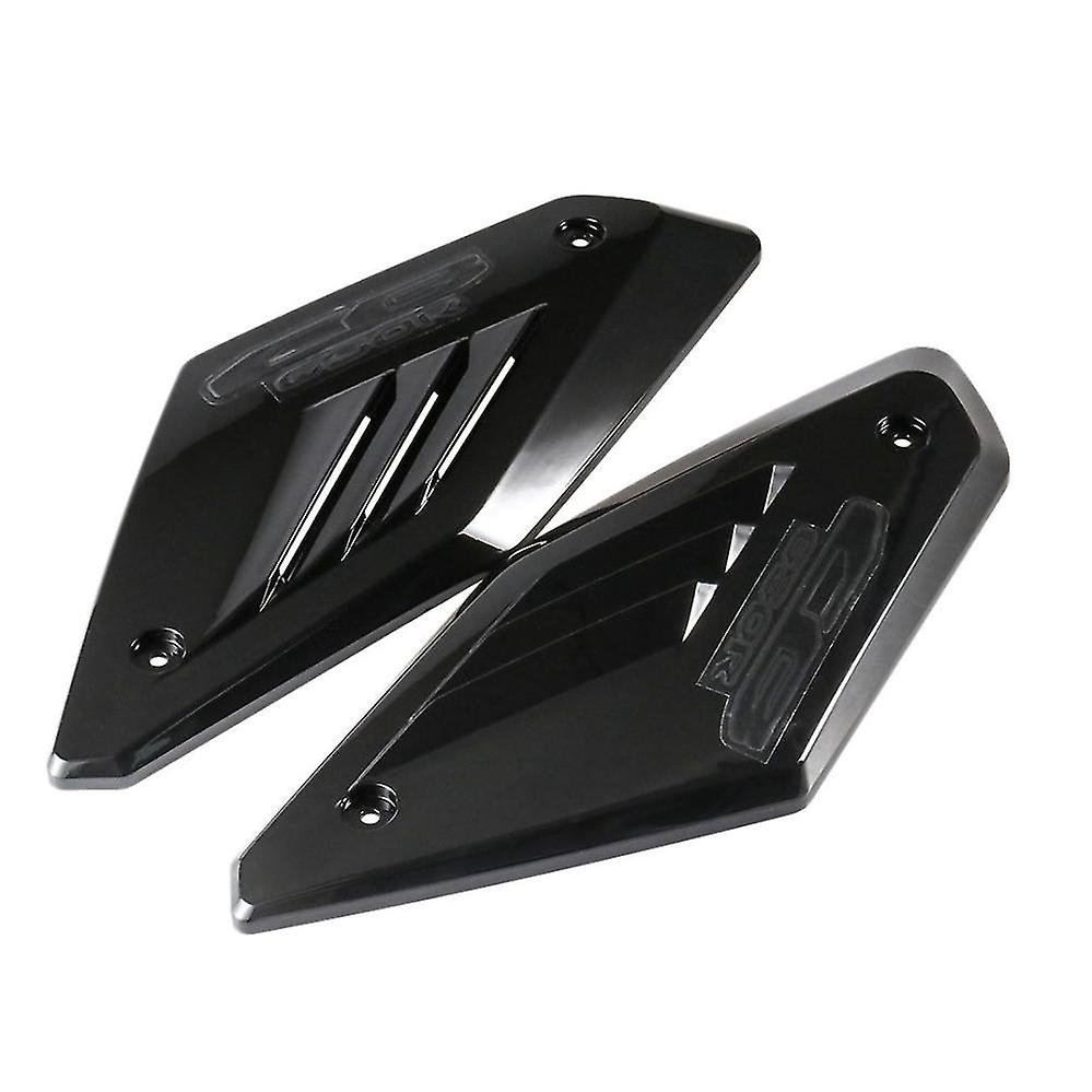 Gloss Black Motorcycle Frame Side Panel Guard Cover Shell Intake Pipe Protector For Cb650r 2019 202