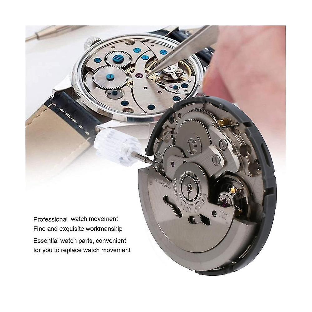Nh36/nh36a Movement With Steel +week Dial+calendar Dial+needle High Accuracy Automatic Mechanical W