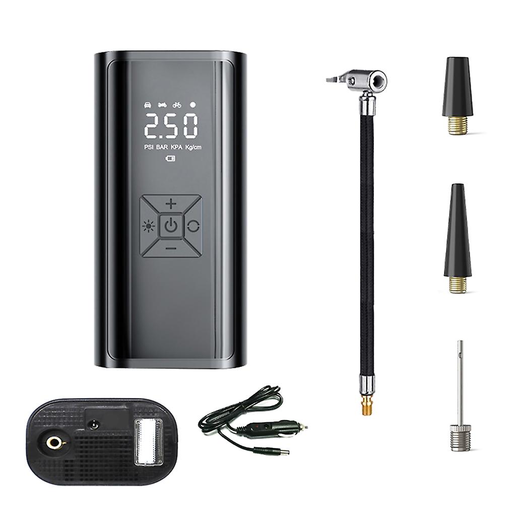 Portable Air Compressor Electric Car Pump Automatic Tire Inflator with LED Light