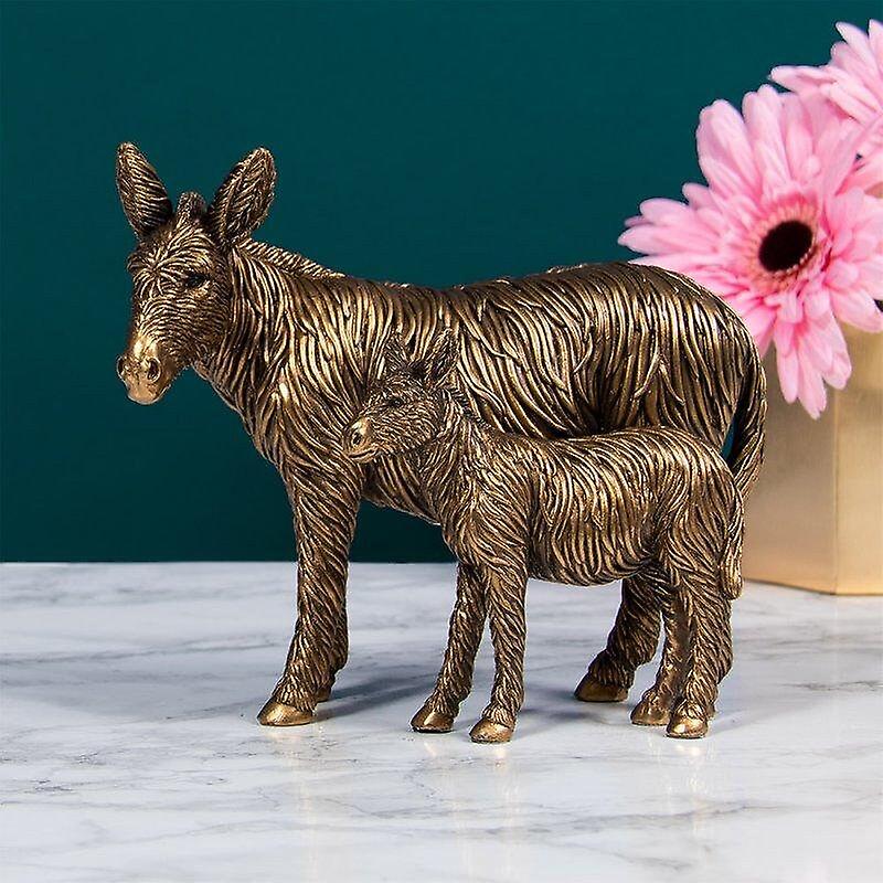 Donkey And Foal Sculptures & Statues