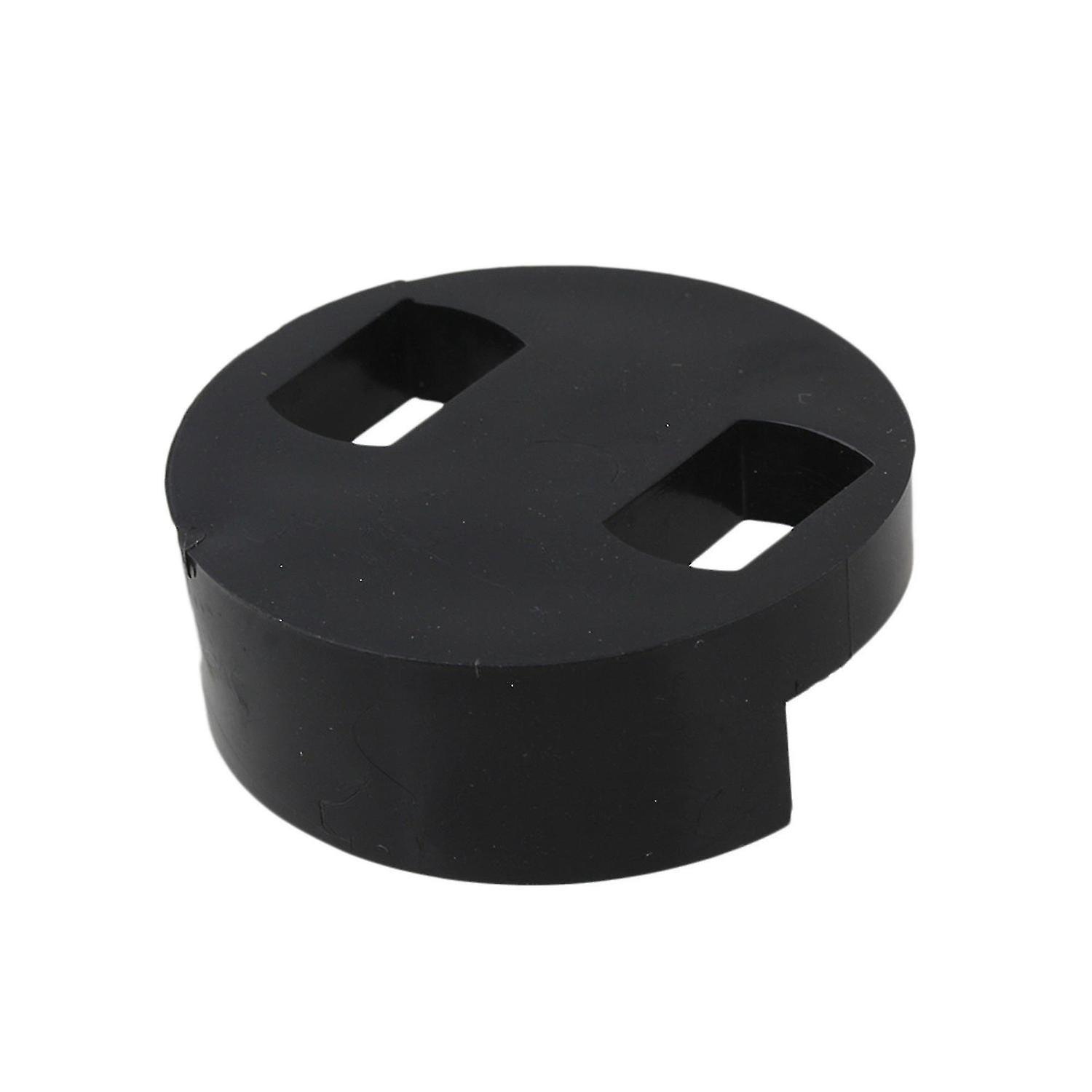 Bass Rubber Mute, Round With Double Holes Black