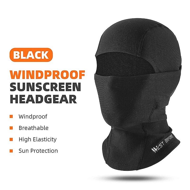 West Biking Spring Autumn Cycling Caps For Men Windproof Dustproof Motorcycle Mtb Helmet Inner Cap Uv Protection Balaclava Mask