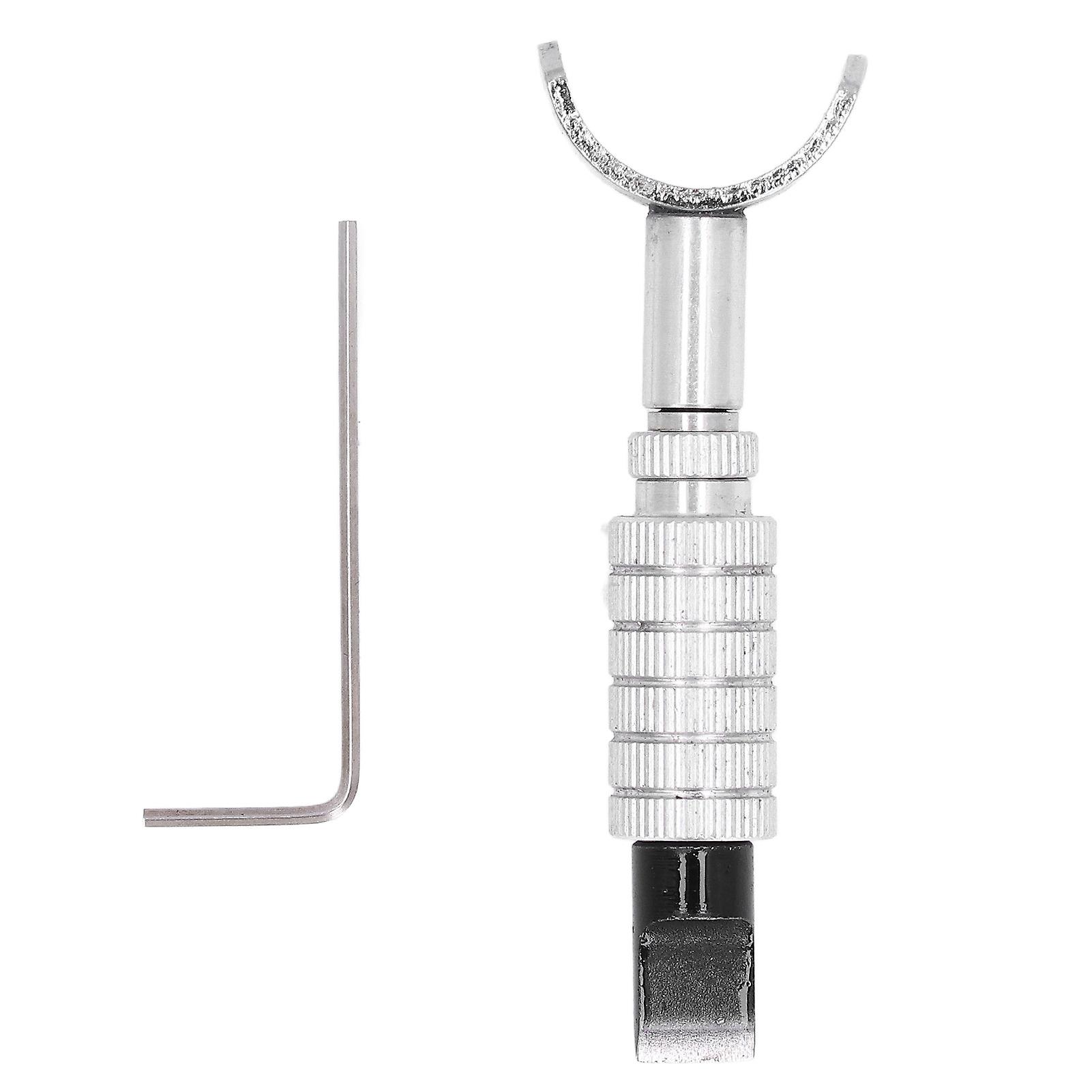 Leather Swivel Knife, 0‑15mm Adjustable Rotating Nicking Carving Tool for Leathercraft