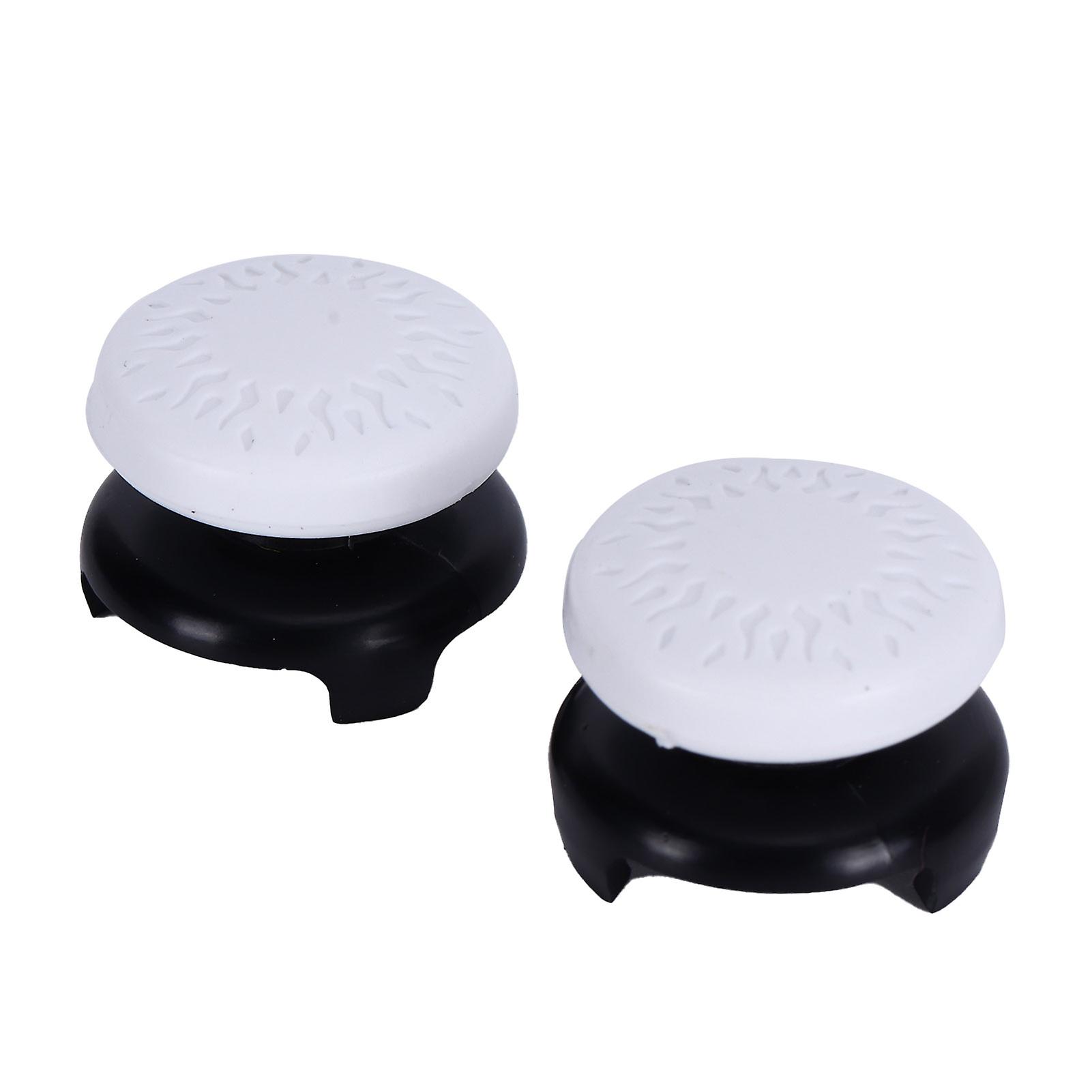 2Pcs Soft Silicone Thumbstick Covers for PS5 Controller, Non-Slip Joystick Grips Gamepad Caps Replacement Accessories