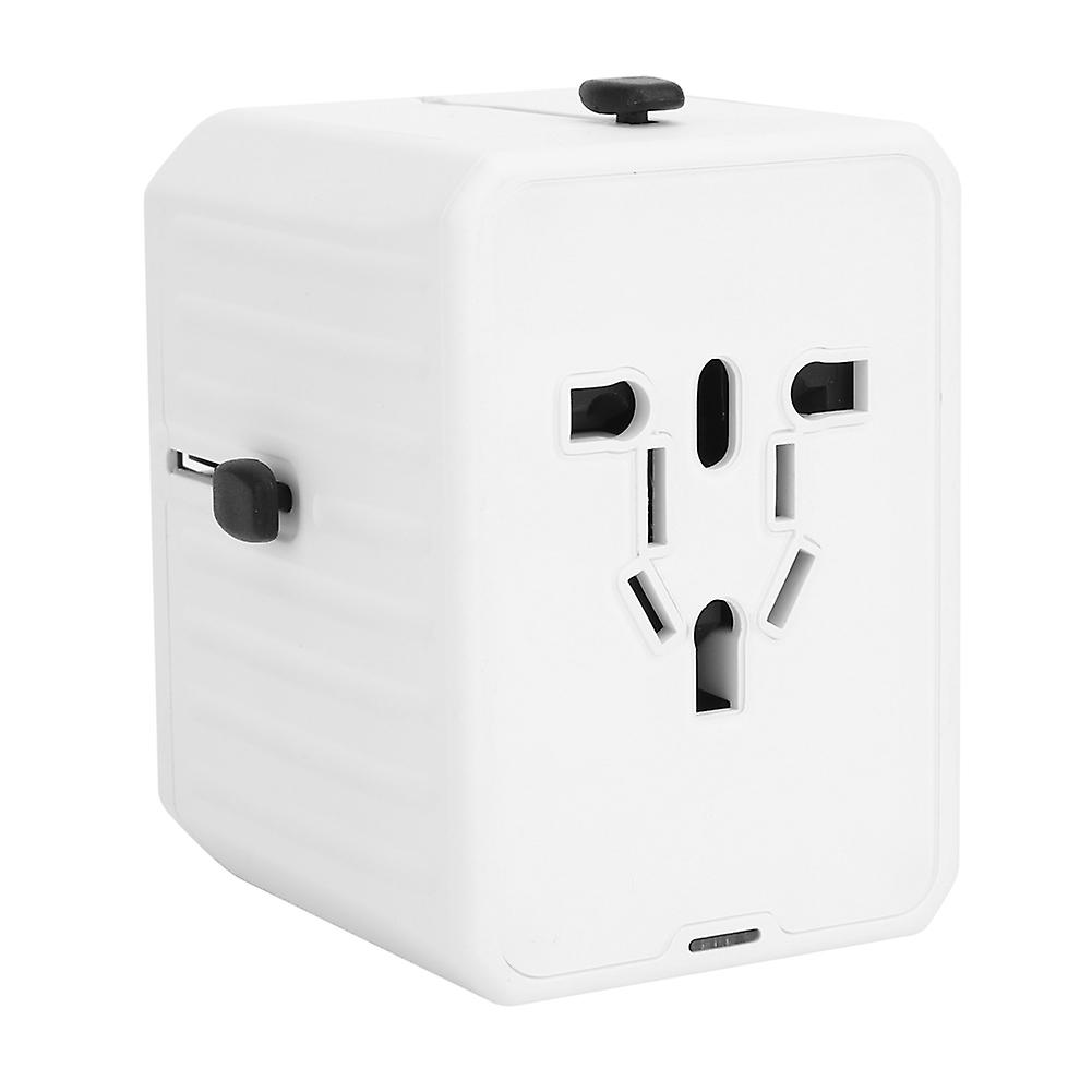 Universal Adapter Plug Socket Fast Charging Travel Adapter Socket with 4USB EU Plug 100-240V