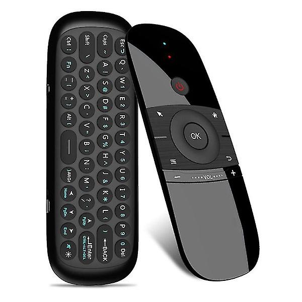 Universal TV Remote Air Mouse with Wireless Keyboard Fly Mouse Connection.
