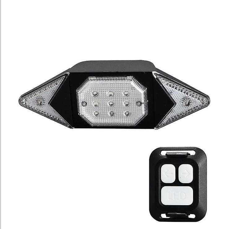 أضواء الدراجة دراجة LED USB شحن التوجيه لاسلكي جهاز التحكم عن بعد No353