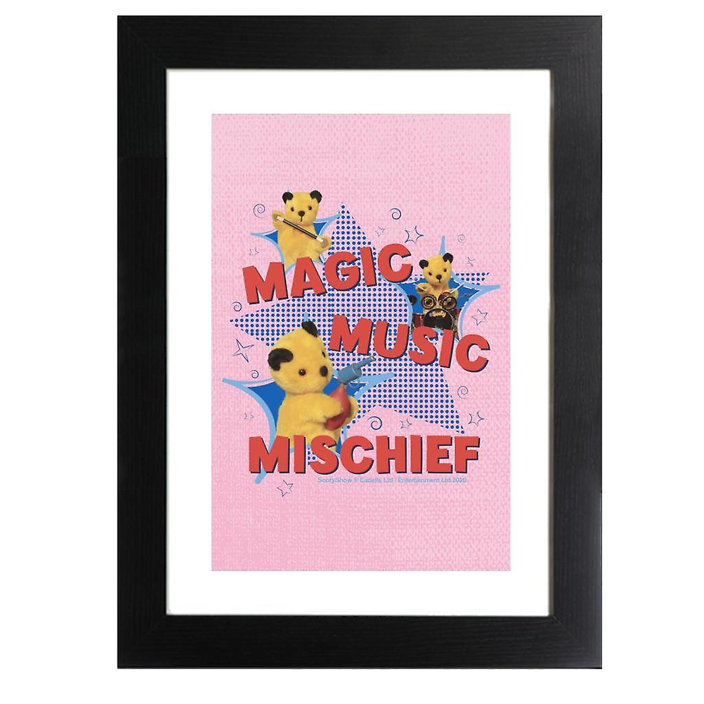 Sooty Magic Music Mischief Framed Print