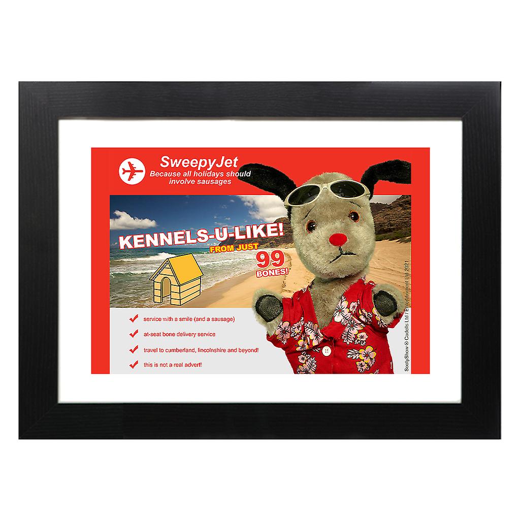 Sooty Sweepy Jet Framed Print