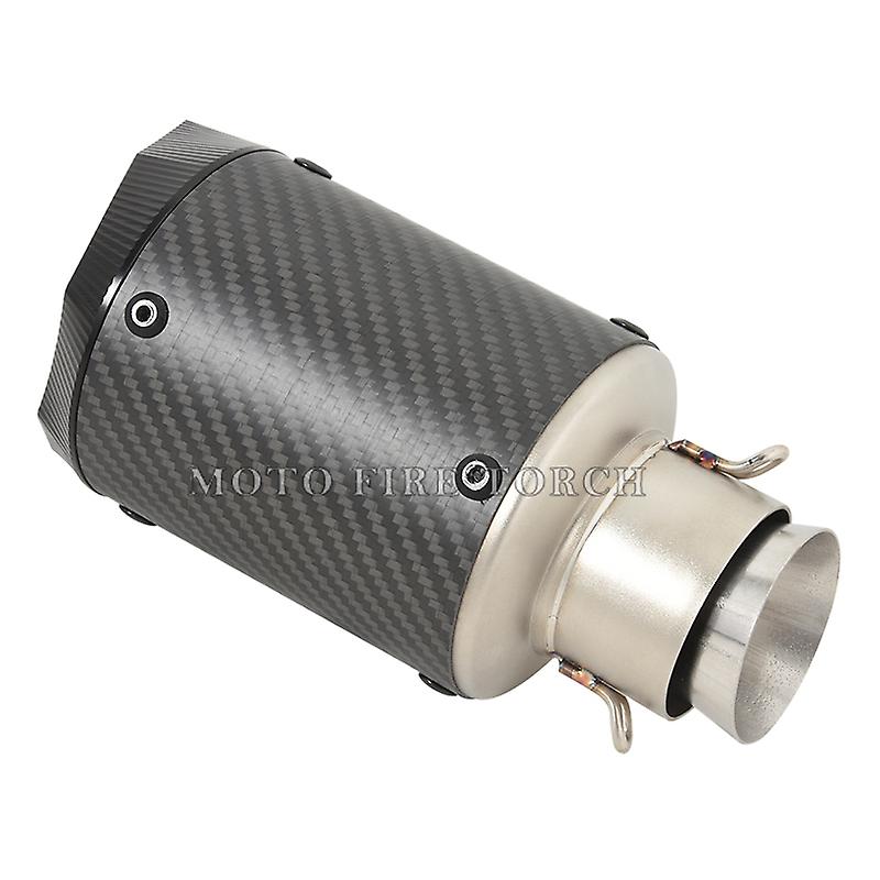 Universal 51mm Motorrad Racing Auspuffrohr edelstahl Schalldämpfer Schalldämpfer Abnehmbare DB Mörder Escape System Lärm Reduktion