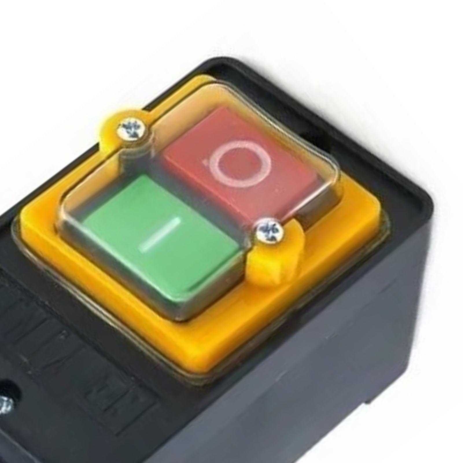 On Off Button Switch Waterproof Quick Response Water Type Impact Resistance Machine Tool Button Switch 