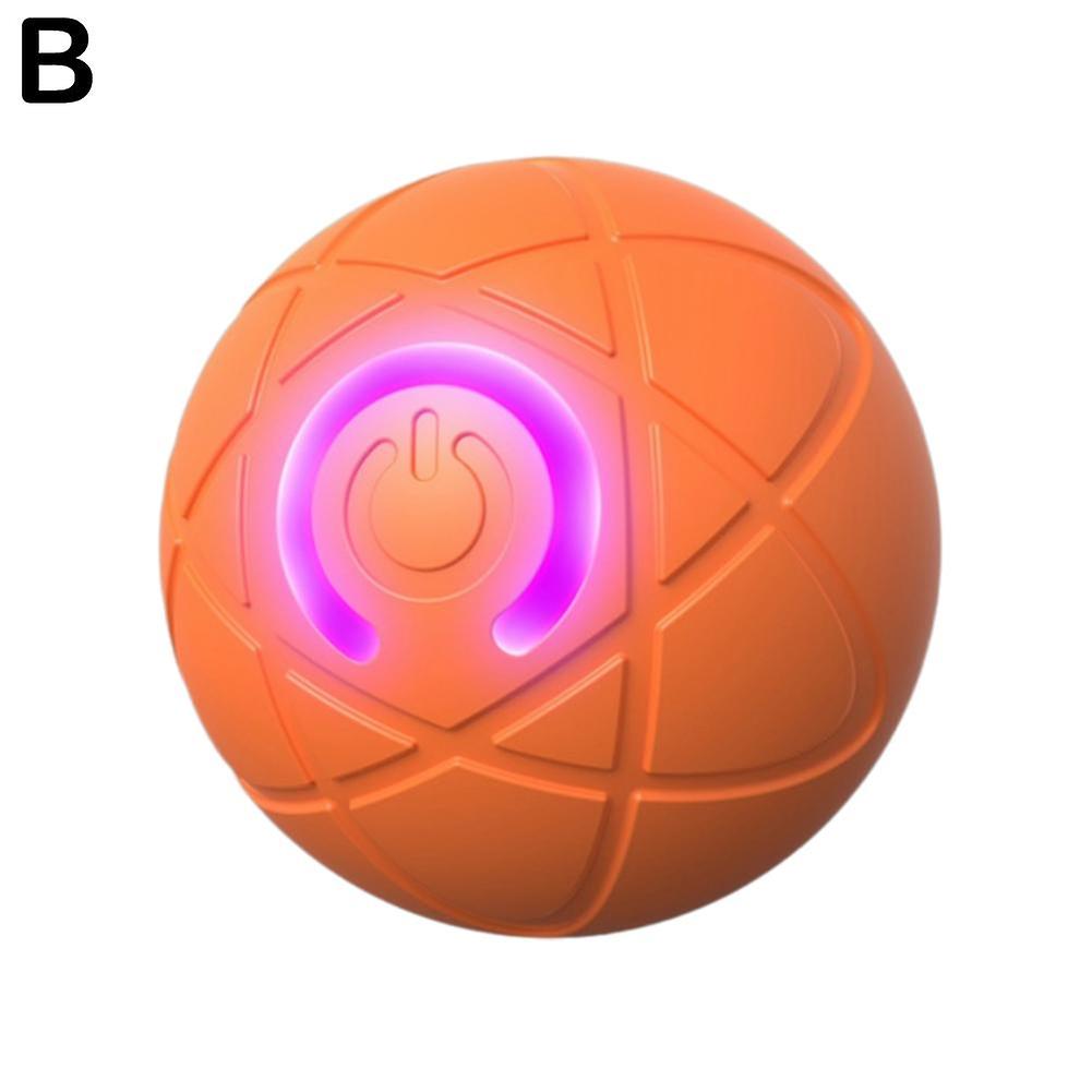 Smart Dog Toy Ball Interactive Self Moving with Auto Avoidance 2 Modes LED Lights Safe Chew Proof for Small Medium Dogs Cats