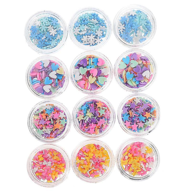 12pcs Nail Art Diy Accessories