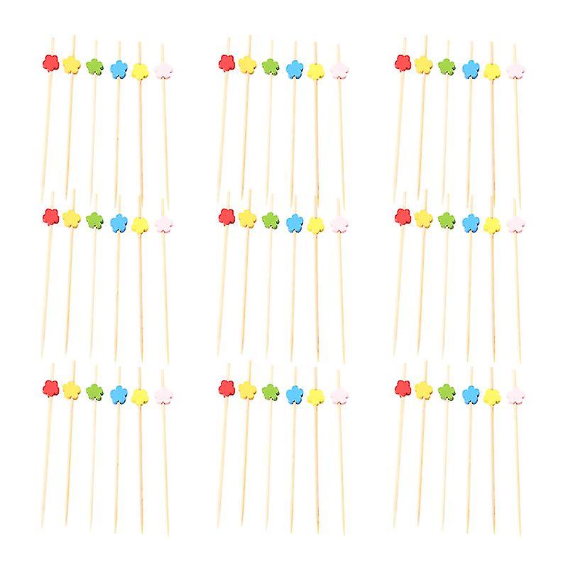 100pcs Bamboo Fruit Picks