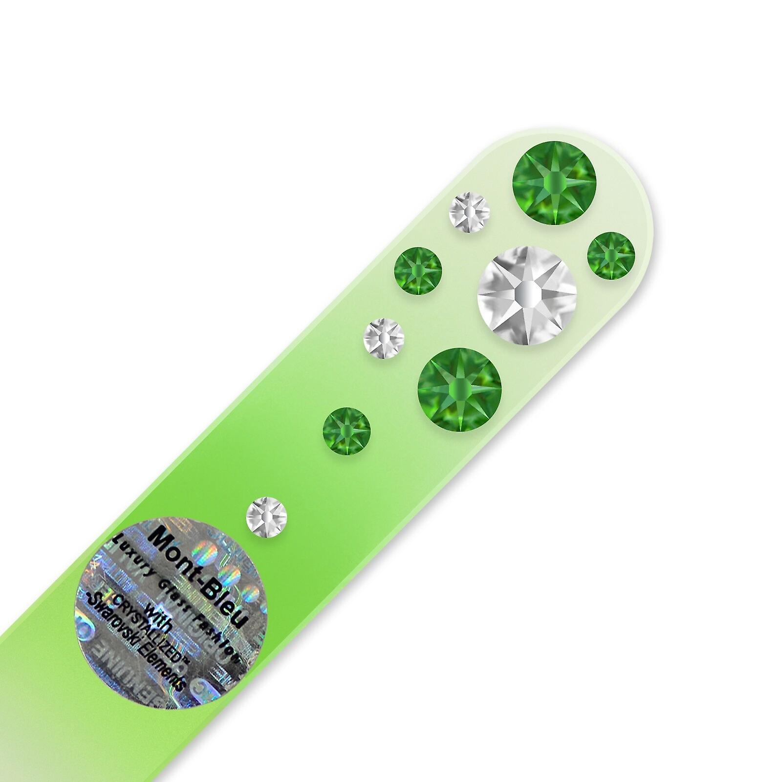 Mini crystal nail file WC-S - Fern Green - Crystal