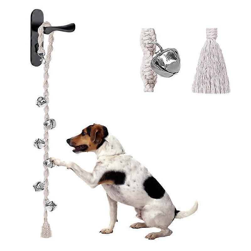 Dog Bells to Go Outside Adjustable Dog DoorBell Door Bells for Dogs