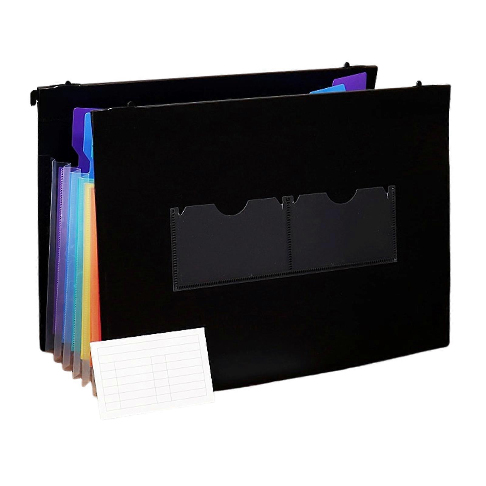 A4 Expanding Hanging File Folder Large Capacity File Organizer Versatile Document Storage Holder Office Supplies