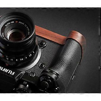 Handmade Wooden Wood Ebony and walnut Hand Grip for