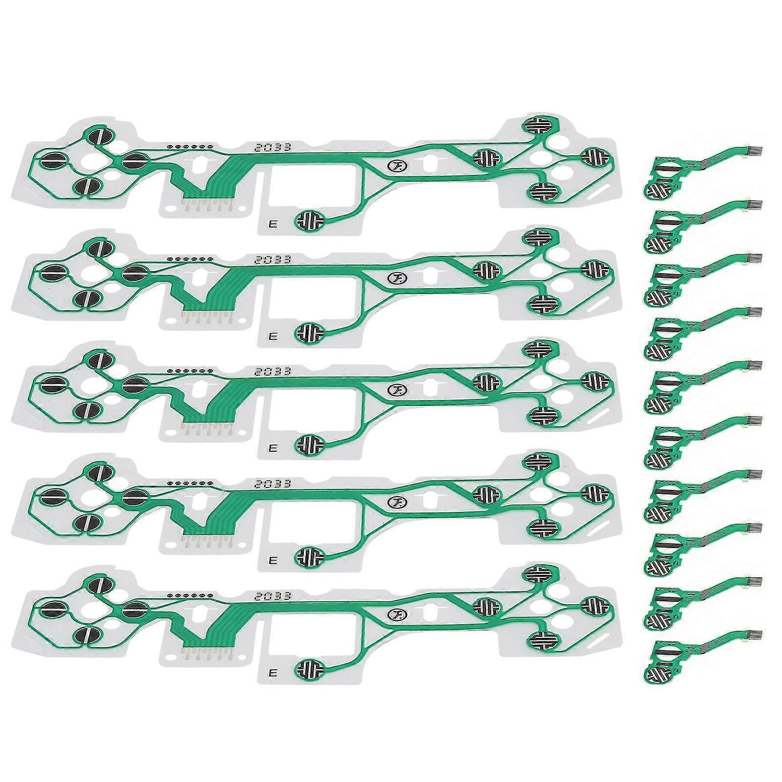 KINCJON 5 Set Flexible Flat Cable FPC Flexible Cable Replacement Part Accessory compatible with PS5 Gamepad Handle-YM
