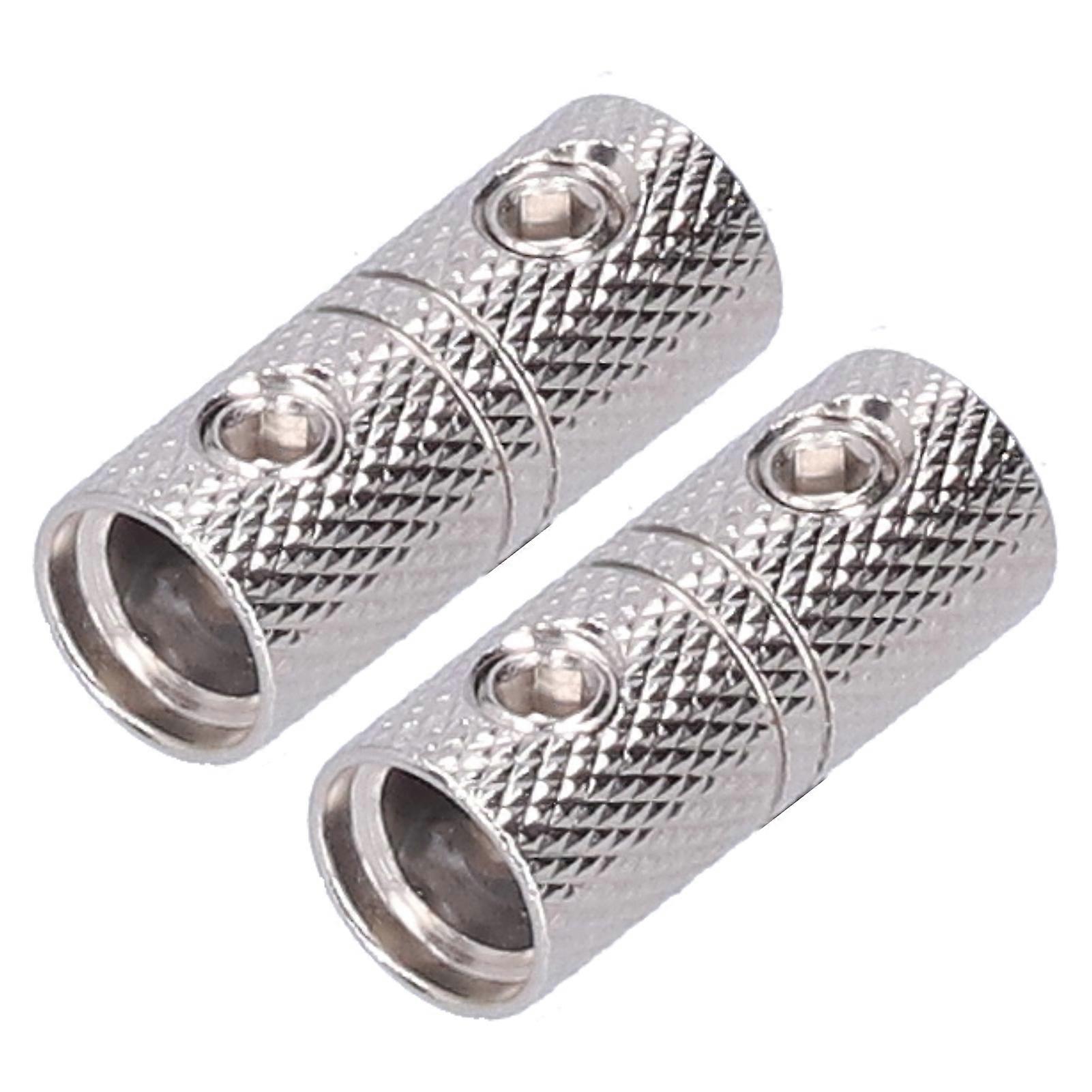 4GA Power Cord Extension Terminal 2pcs Wire Coupler Joiner for Car Audio Modification