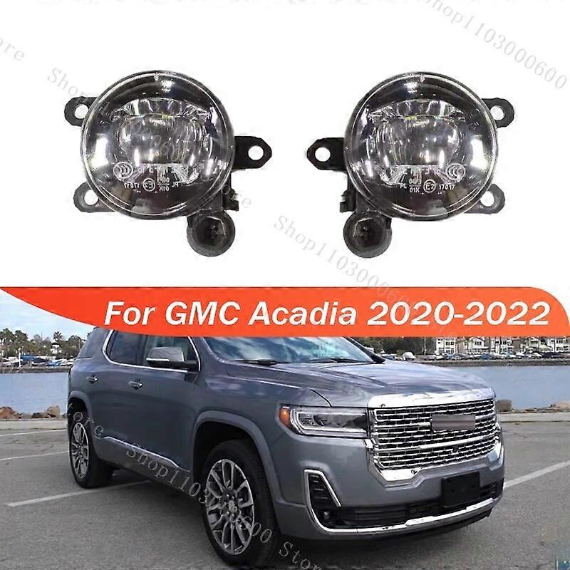 Frontlight Foglamp For GMC Acadia 2020 2022 2022 Fog Light LED Car Front Bumper LED Fog Light Lamp 84436235 84436234