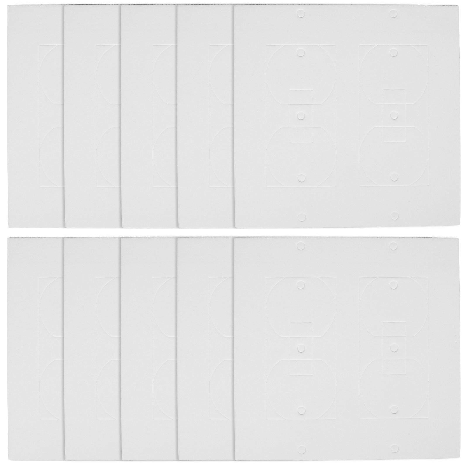 30pcs Electrical Outlet Insulation Pads Switch Plate Insulation Pads Silicone Outlet Gaskets